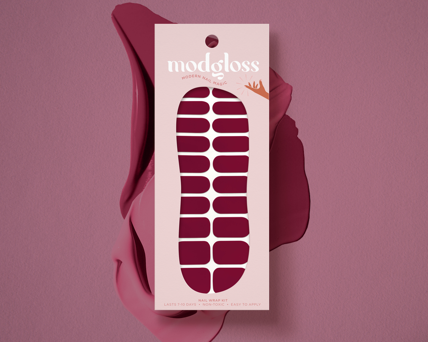 'Pour the Wine' Solid Color Nail Wrap Kit