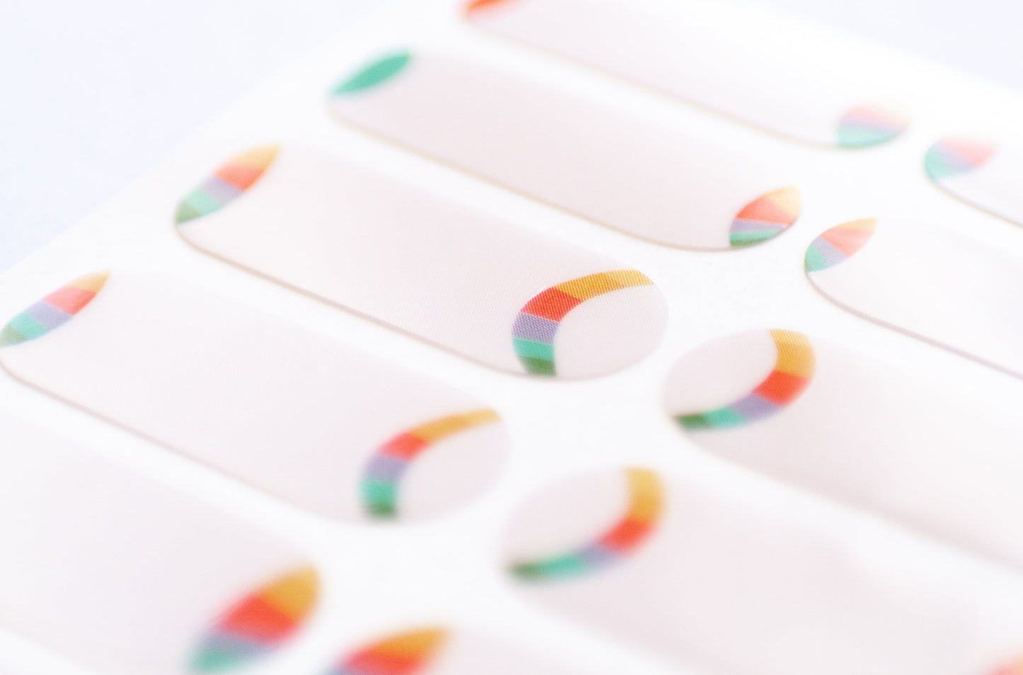 'Rainbow Party' Rainbow Arch Pride Nail Wrap Kit